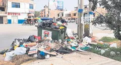 Hay 45 puntos críticos de basura en Chiclayo
