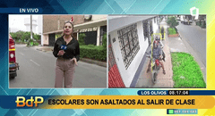 Los Olivos: ladrones asaltan en plena luz del día a escolares tras salir de clases