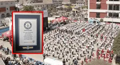 Huancayo bate Record Guinness con la lección de huaylarsh más larga del mundo, con casi 400 personas