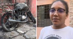 Breña: vecinos quemaron moto de una joven en presunto acto de xenofobia