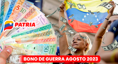 Bono de Guerra agosto 2023: revisa el pago de HOY y cómo recibir el nuevo monto por Patria
