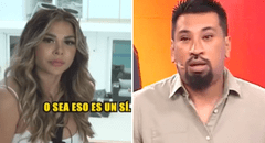 Gabriela Serpa evita hablar sobre supuesto coqueteo de Aldo Miyashiro: “Puede haber un juicio”