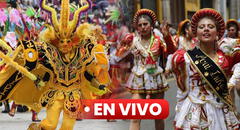 Parada UNA Puno 2023 EN VIVO: cientos de universitarios participan de concurso de coreografías