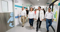 Piura: inauguran hospital en medio de protestas por salud