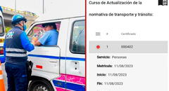 Evita multas y VERIFICA si tu certificado de normas de tránsito está REGISTRADO en el MTC