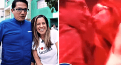 ¡AMPAY! Vanessa Terkes fue ampayada en concierto de reguetón con alcalde de SMP