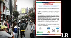 Gamarra: 8 gremios rechazan anunciada marcha a Palacio de Gobierno este 6 de setiembre