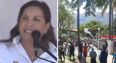 Llegada de Dina Boluarte a Junín desata protestas y enfrentamientos que dejan 2 heridos