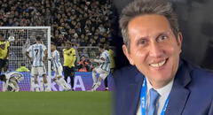 Juan Pablo Varsky quedó rendido ante el golazo de Messi contra Ecuador: "Qué hijo de mil p..."