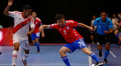 Perú cayó goleado 1-5 ante Chile por la fecha 1 del Sudamericano de Futsal Sub-20