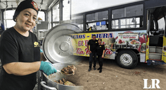Pareja de esposos convierte bus en un huarique en Comas: “Iniciamos con una pequeña combi”