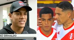 Joao Grimaldo reveló la motivadora frase que le dijo Paolo Guerrero previo a su debut