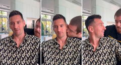 Lionel Messi recibe peculiar invitación con beso incluido de conductor: "¿Charlamos un ratito, bebé?"