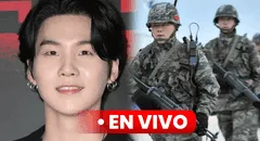 Suga de BTS comenzó el servicio militar: así se vivió la despedida del idol k-pop