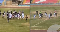 Partido de Copa Perú en Pisco terminó en pelea campal entre jugadores