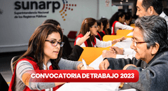 ¡Postula a la Sunarp! Convocatoria en Ayacucho, Huánuco y Junín con sueldos de hasta S/6.000