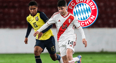 ¿Quién es Felipe Chávez, el juvenil que la rompe en el Bayern Múnich y ya jugó con Perú?