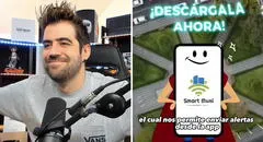 ¡Un junte inesperado!: youtuber Auronplay destaca app de seguridad ciudadana en Arequipa