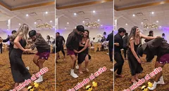 Pareja de jóvenes la rompe bailando huaino sin zapatos: “Que me hagan bailar así”