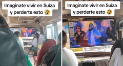 ¡Solo en PERÚ! Bus en LIMA es captado con televisor y en REDES dicen: “Esa modernidad no lo tiene ni ESPAÑA”