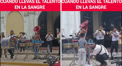 Niño lidera banda musical en fiesta patronal de Lambayeque y causa furor: "Talento en la sangre"