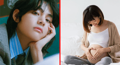 V de BTS: actriz revela que vio fotos del idol todos los días en su embarazo por curiosa razón