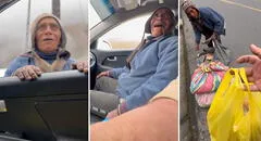 Chofer de carroza fúnebre ayudó a adulto mayor en carretera de Cusco: “Cuánta gratitud”