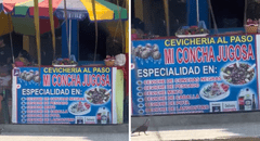 Cevichería con singular nombre se vuelve viral en redes sociales: “Excelente emprendimiento”