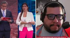 Peruano en Israel se refugia en plena entrevista en vivo tras alerta de bombardeo