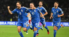 Italia goleó 4-0 a Malta y se pone en zona de clasificación a la Eurocopa 2024