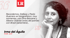 Gallese: no es patria, es ego (maltrecho), por Irma del Águila