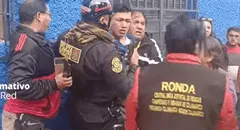 Policías y ronderos se enfrentan para detener a un presunto delincuente en Cajamarca
