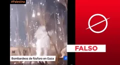 Video no muestra bombardeo de Israel en Gaza “con fósforo blanco”
