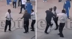 Profesores del colegio Pedro Labarthe en Chiclayo se agarraron a golpes frente a sus alumnos