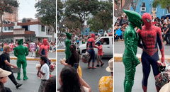Hombre disfrazado de Spiderman salva a niño de ser atropellado: ¿usó su poder arácnido?