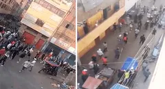 La Victoria: ciudadanos se enfrentan a presuntos extorsionadores por cobro de cupos