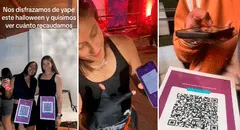Peruanas que se disfrazaron de YAPE en Halloween enloquecen las redes: “¿Cuánto dinero recaudaron?”