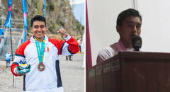 Medallista rechaza homenaje de alcalde de Abancay y lo encara en público: "Me negó el apoyo"