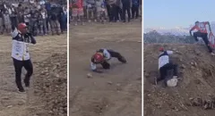 Animador de motocross causa furor por su manera de narrar eventos: “Hace que duela mi cabeza”