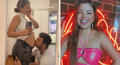 Kevin Salas le besa la pancita a Estrella Torres y emociona a usuarios