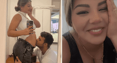 Estrella Torres reveló por qué Kevin Salas le besó la pancita: ¿qué dijo?
