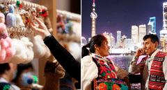 Pareja de artesanos arequipeños triunfa en China con peluches de alpaca