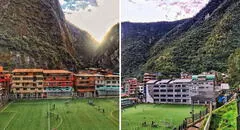 Entre las montañas: el impresionante estadio de fútbol en Machu Picchu que es viral