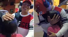 Chechito abraza a niña cusqueña que cantó al borde del llanto 'Sale el sol': "Qué humildad"