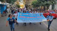 Protestas en Piura: profesores acatarán paro este jueves 23