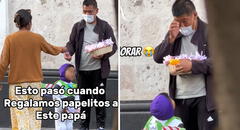 Padre llora tras recibir papelito con mensaje de aliento en Arequipa: "Tus oraciones sí importan"