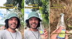 Extranjero compra Inca Kola para llevarla a su país, pero ocurrió lo impensado: "Se volvió transparente"