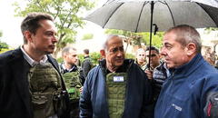 Elon Musk llegó a Israel y recorrió junto con Benjamín Netanyahu zonas atacadas por Hamás