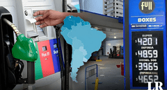 El país de Sudamérica con la gasolina más cara en 2023: supera a Chile y Perú