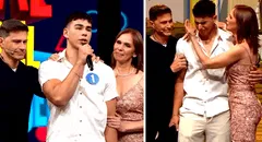 Laly Goyzueta y Mariano Sabato se quiebran al presentar por primera vez en TV a su único hijo Enzo